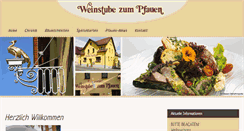 Desktop Screenshot of pfauen.de